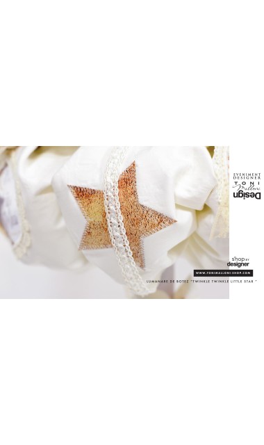 Lumanare de botez baieti personalizata, 65x4cm, Twinkle Twinkle little star  23